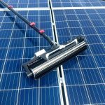 מברשת חשמלית מסתובבת לניקוי מערכות סולאריות מסחריות מברשת חשמלית מסתובבת לניקוי מערכות סולאריות מסחריות